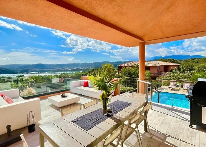 Santa Giulia, Vue Panoramique Sur La Mer, 900 M De La Villa *