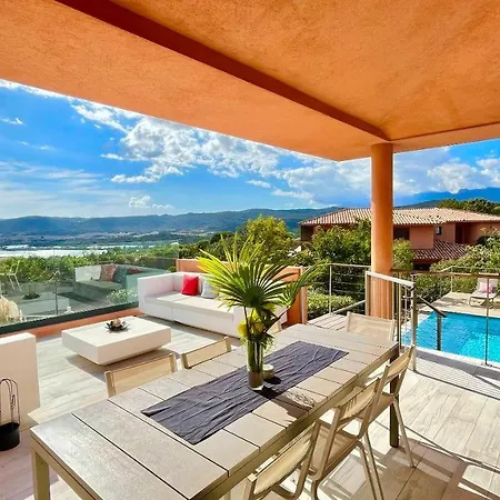 Santa Giulia, Vue Panoramique Sur La Mer, 900 M De La Villa *